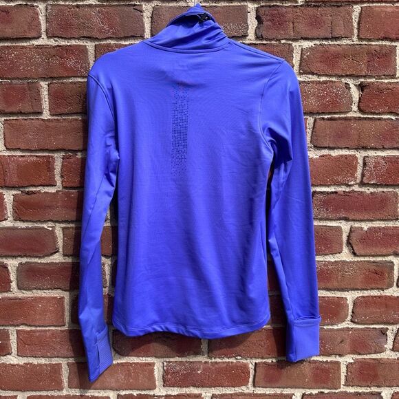 Under Armour $65 Women's Infrared Up the Pace Funnel Long-Sleeve Shirt Brilliant - Picture 8 of 10
